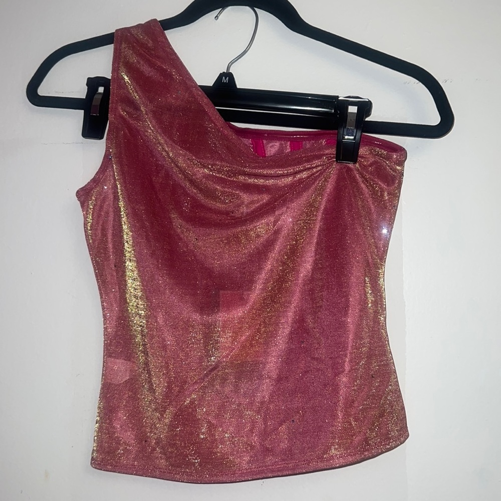 Pink Glitter Top